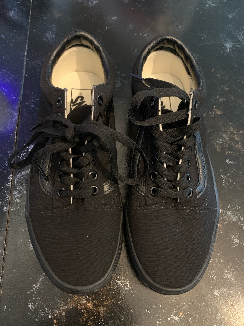 Vans Women’s or Men's Black Low-Top Canvas Sneakers